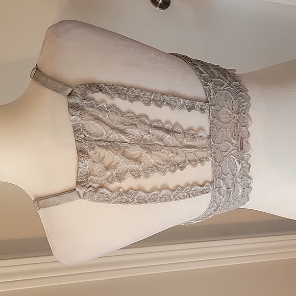 Silver sparkly Victoria Secret bra size 36DD - Picture 3 of 7